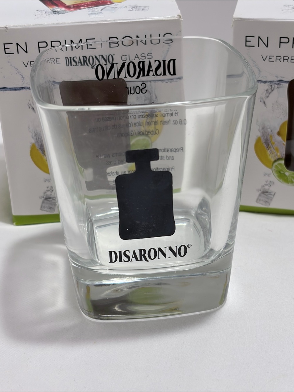 Disaronno Amaretto Liquor Glasses (2) New